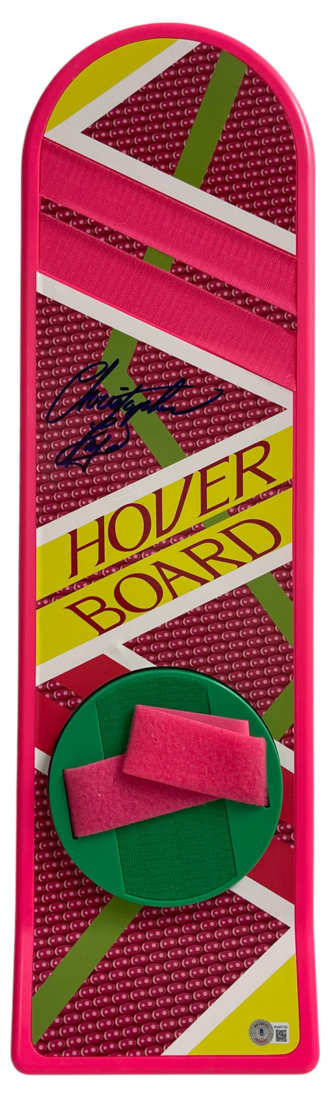 CHRISTOPHER LLOYD SIGNED BACK TO THE FUTURE HOVERBOARD AUTOGRAPH BECKETT HOLO