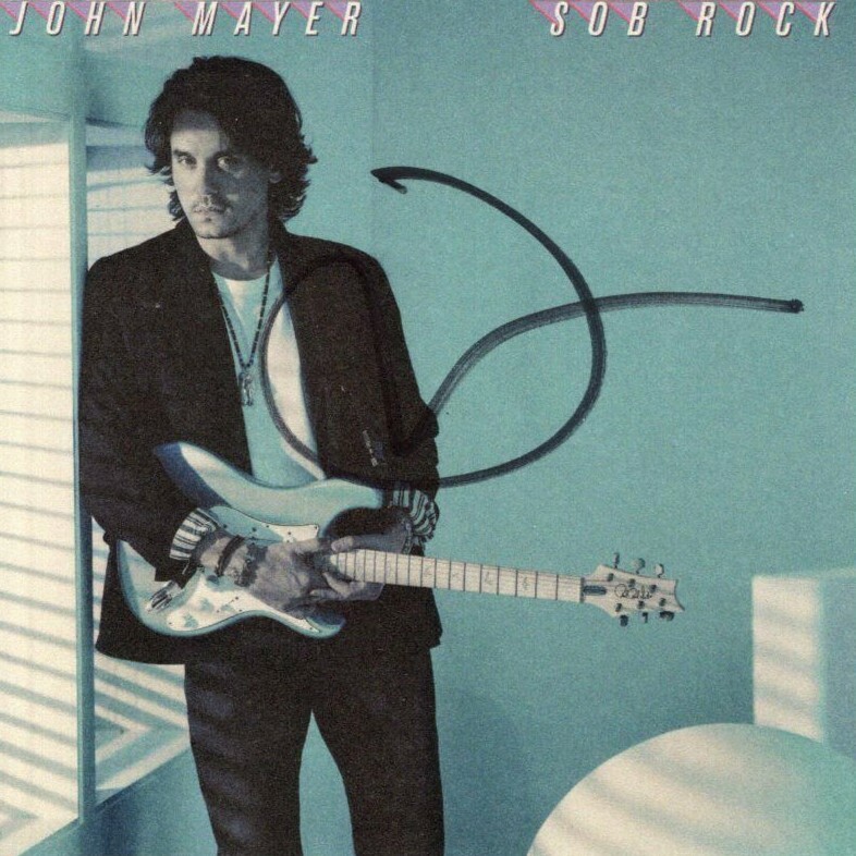 JOHN MAYER signed SOB ROCK CD Insert w/ brand new CD