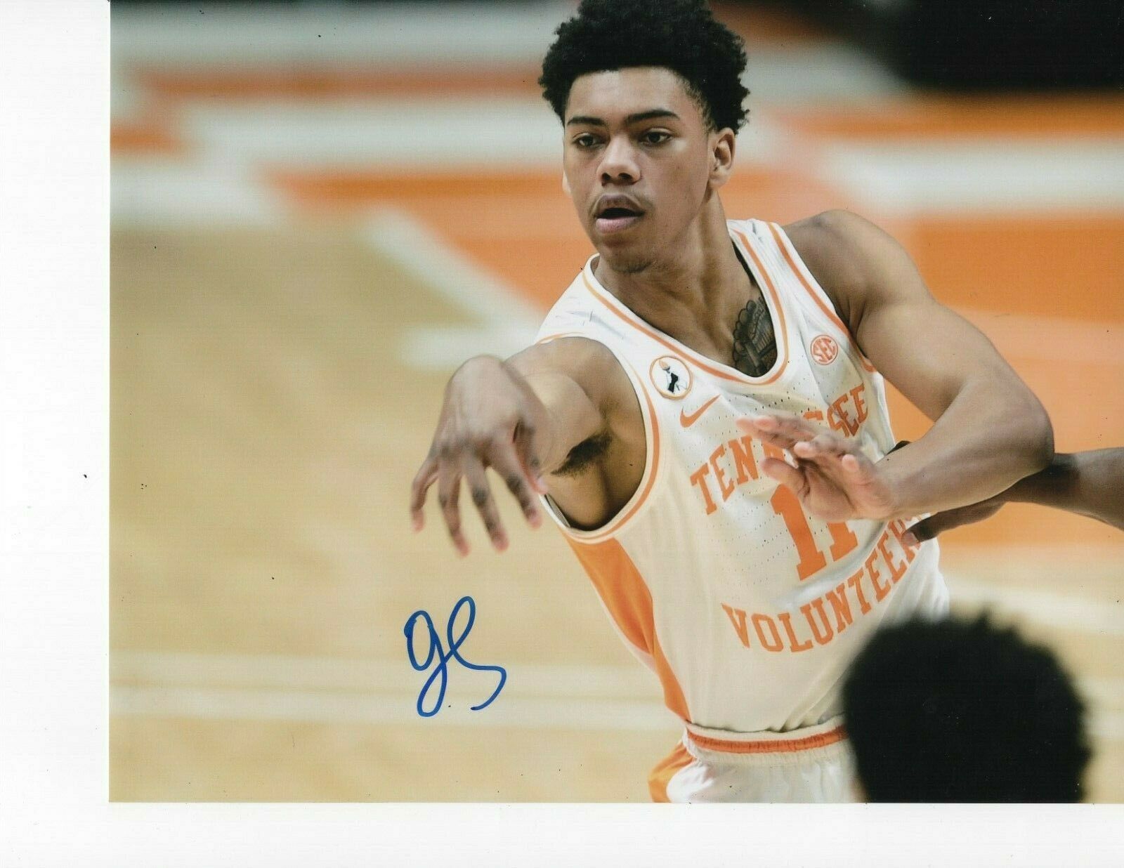 TENNESSEE VOLUNTEERS JADEN SPRINGER SIGNED 8X10 PHILADELPHIA 76ERS 