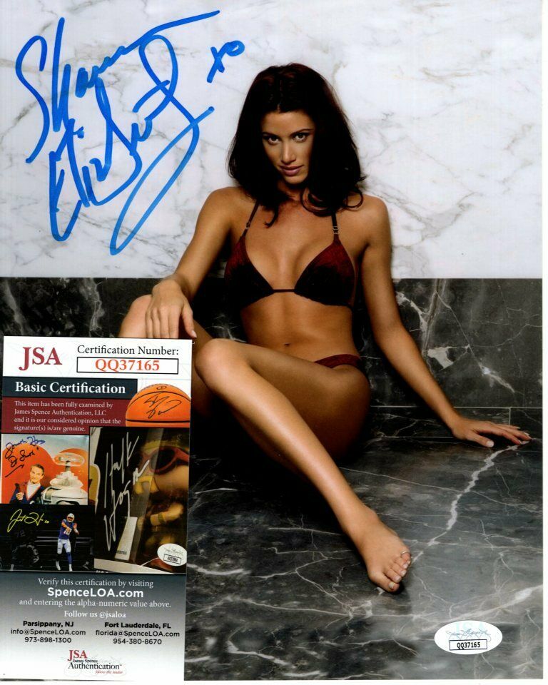 Shannon Elizabeth Signed X Photo Jsa Autographia