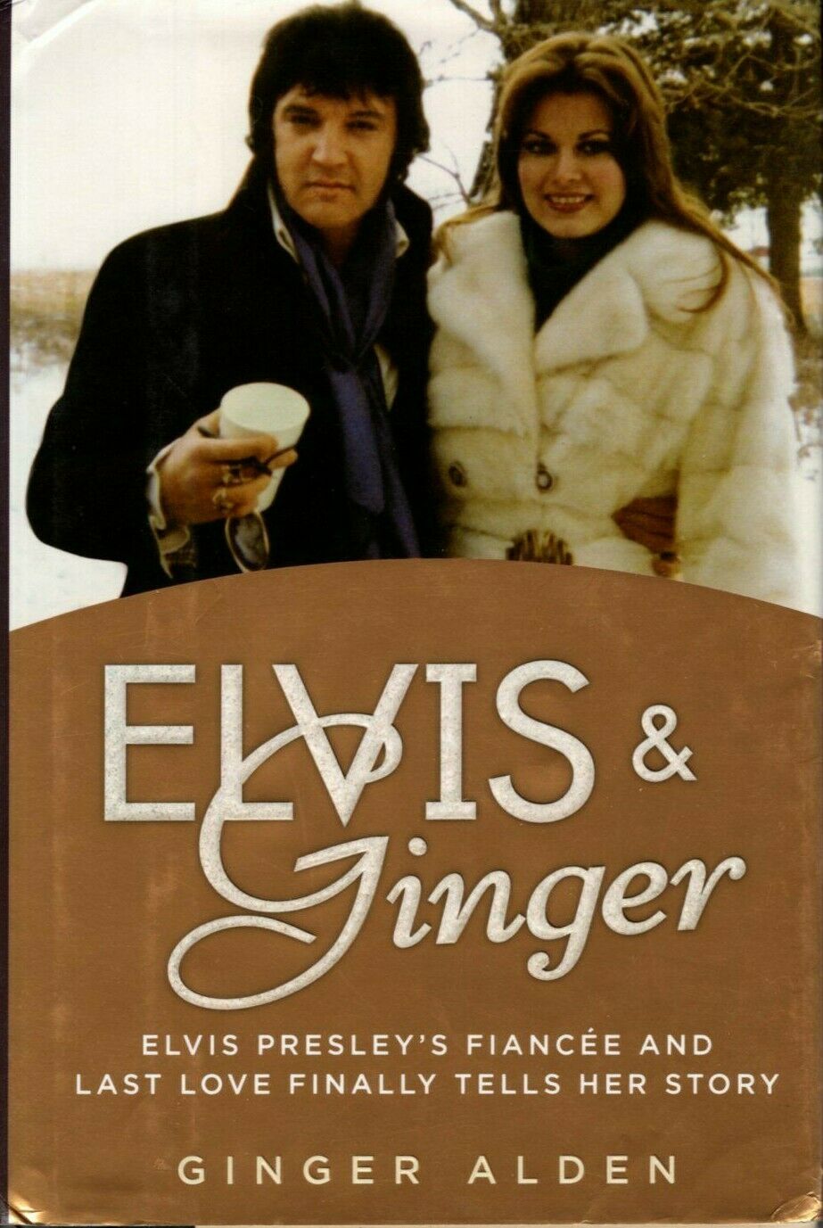 GINGER ALDEN Signed Autographed ELVIS (PRESLEY ) & GINGER Hardcover