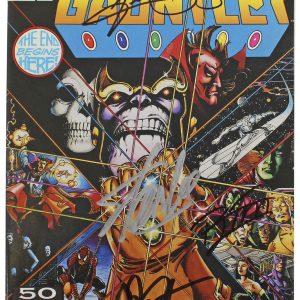 (4) Stan Lee, Starlin, Lim & Perez Marvel Signed Infinity Gauntlet #1 Comic JSA