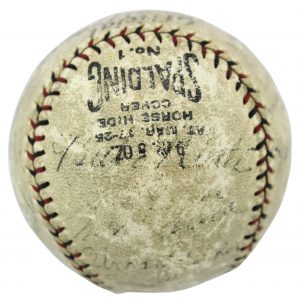 1927 Yankees (22) Ruth, Gehrig, Sisler Signed ONL Heydler Baseball JSA #X00371