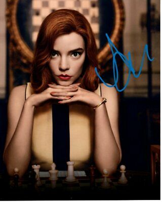 ANA-TAYLOR JOY signed autographed 8x10 THE QUEEN'S GAMBIT BETH HARMON