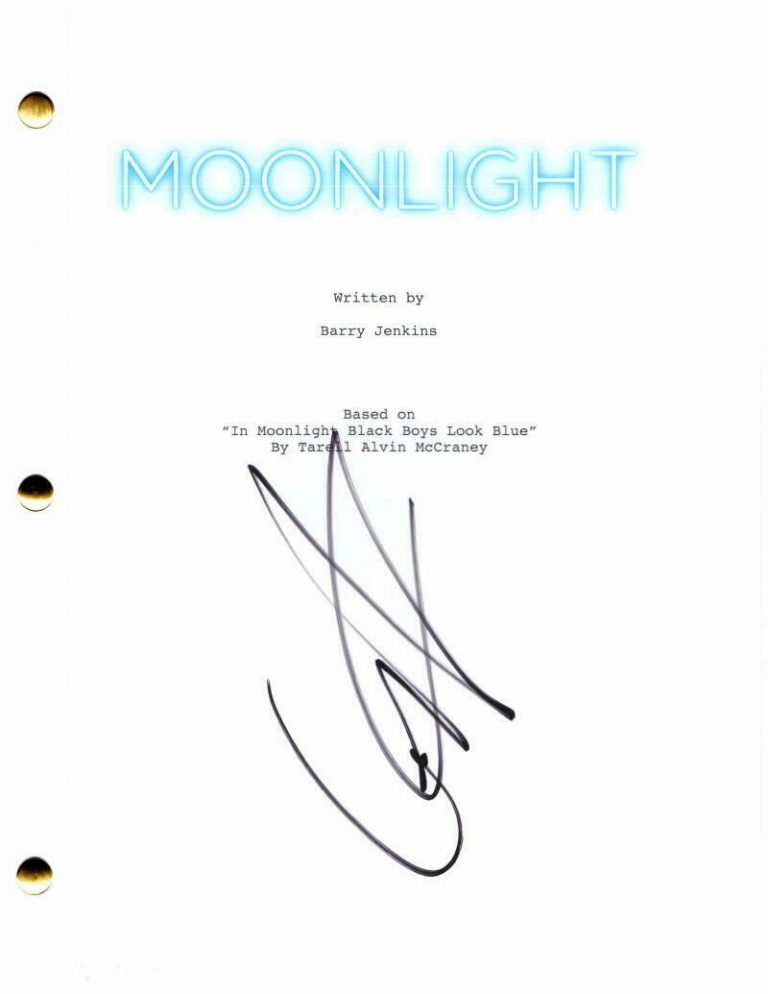 ANDRE HOLLAND SIGNED AUTOGRAPH MOONLIGHT FULL MOVIE SCRIPT – THE KNICK, THE EDDY  COLLECTIBLE MEMORABILIA
