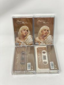 BILLIE EILISH – HAPPIER THAN EVER – CASSETTE BUNDLE – SET OF 4 COLLECTIBLE MEMORABILIA