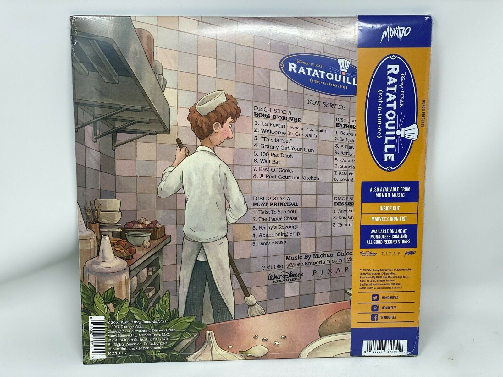 RATATOUILLE: ORIGINAL MOTION PICTURE SOUNDTRACK MONDO 2XLP VINYL OST ...