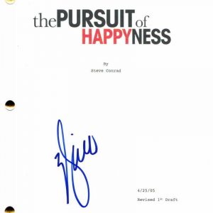 WILL SMITH SIGNED AUTOGRAPH THE PURSUIT OF HAPPYNESS FULL MOVIE SCRIPT - RARE Collectible Memorabilia