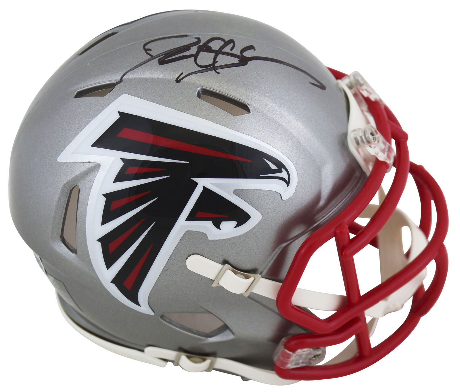 Falcons Deion Sanders Authentic Signed Flash Speed Mini Helmet BAS ...