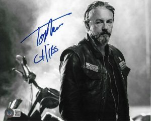 TOMMY FLANAGAN AUTOGRAPHED SIGNED SONS OF ANARCHY SOA CHIBS BAS COA 8X10 PHOTO COLLECTIBLE MEMORABILIA