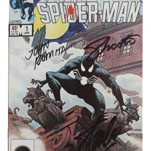 (4) Stan Lee, Romita., Shooter & Vess Signed Web Of Spider-Man #1 Comic JSA