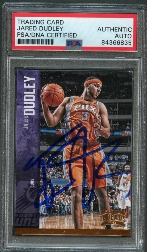 2012-13 Panini Threads #118 Jared Dudley Signed Card AUTO PSA Slabbed Suns