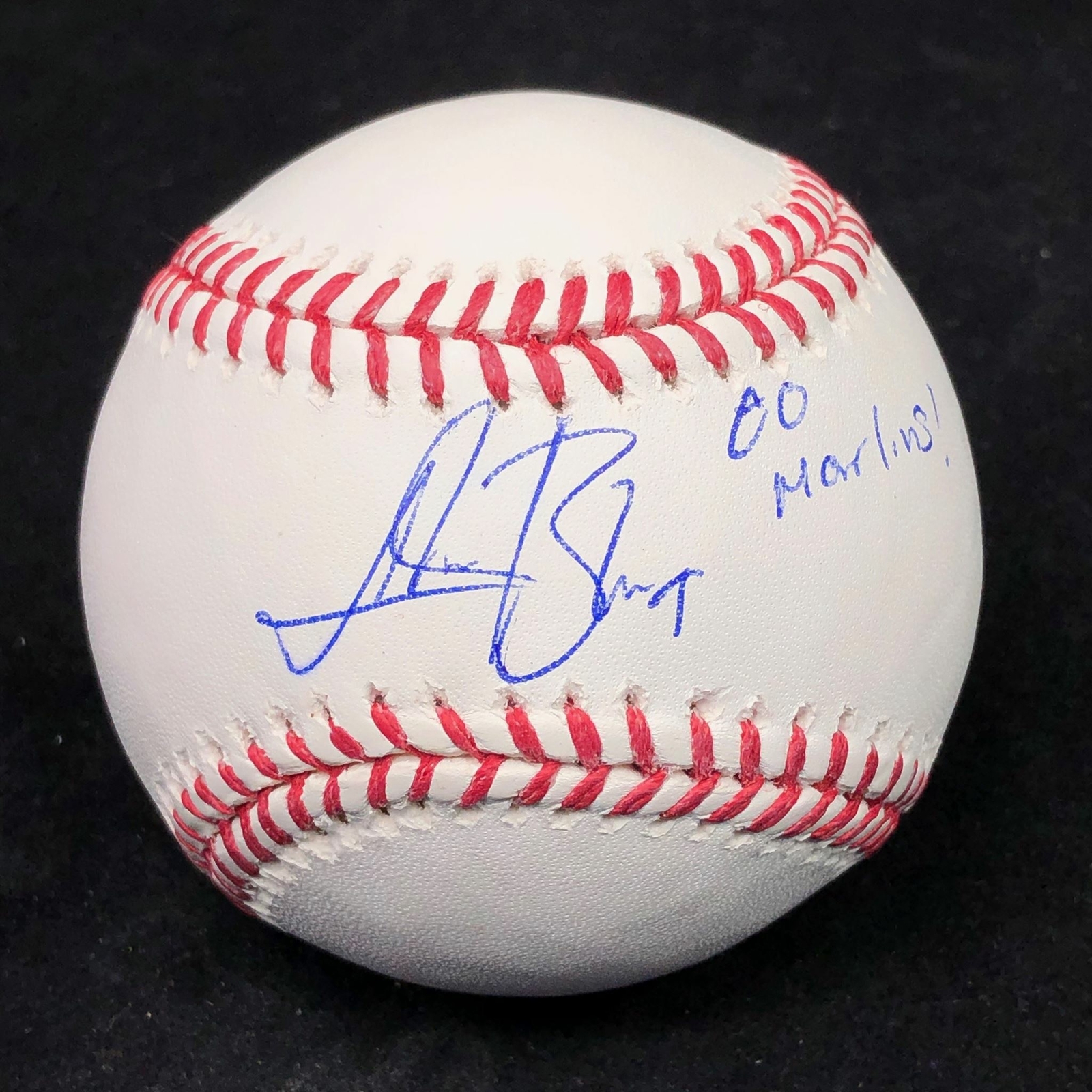 Lewis Brinson signed baseball PSA/DNA Miami Marlins autographed