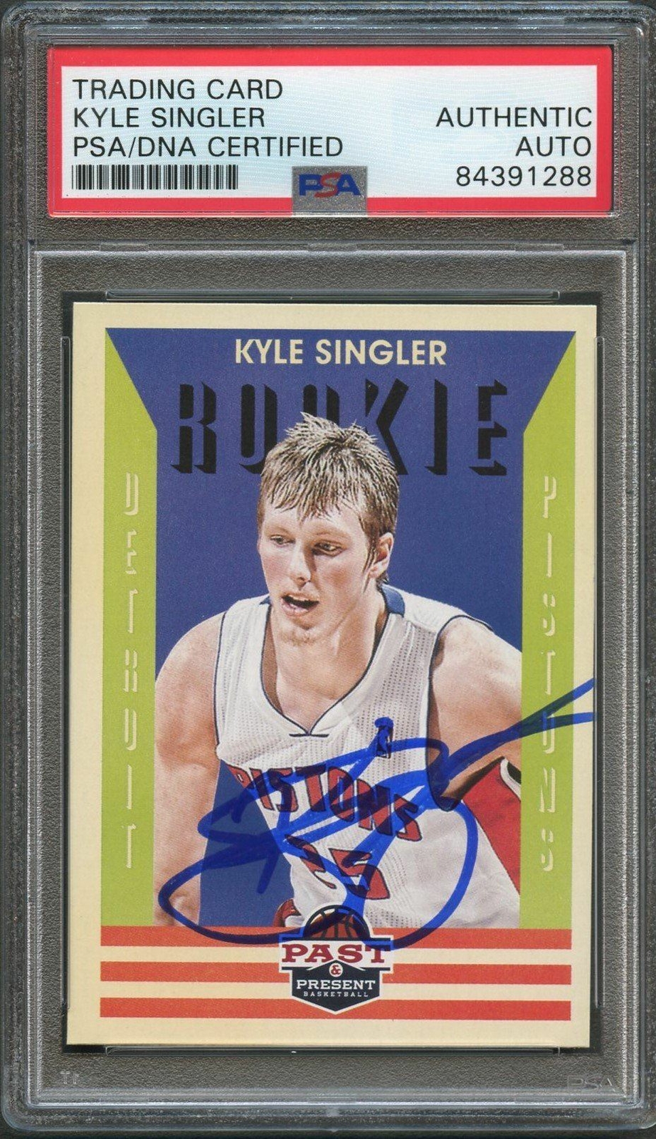 2012-13 Panini Past & Present #163 Kyle Singler Signed Card AUTO PSA Slabbed Pis