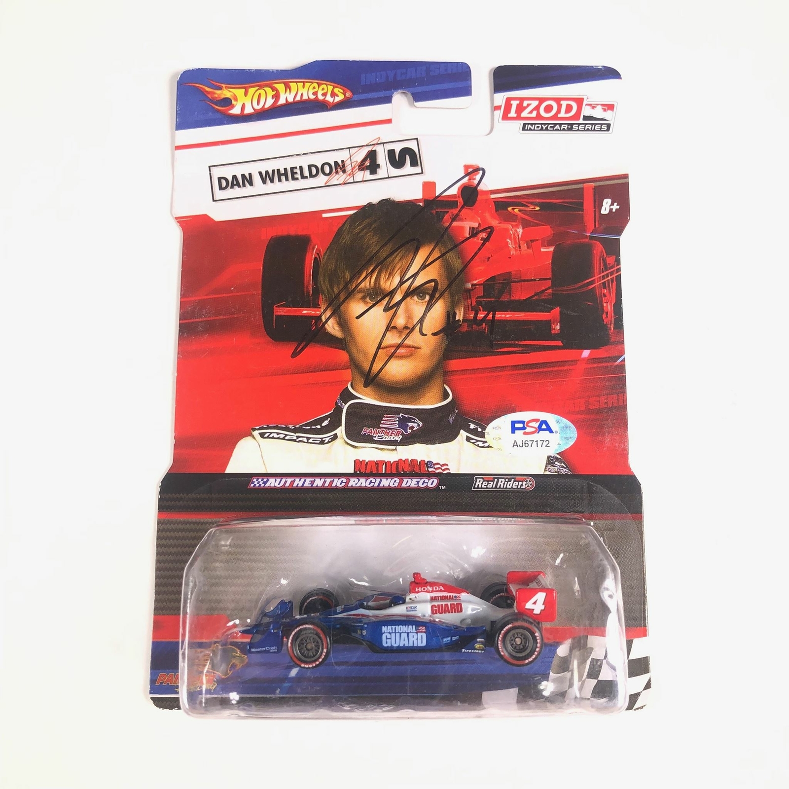 DAN WHELDON SIGNED HOT WHEELS TOYBOX PSA/DNA RACING COLLECTIBLE MEMORABILIA