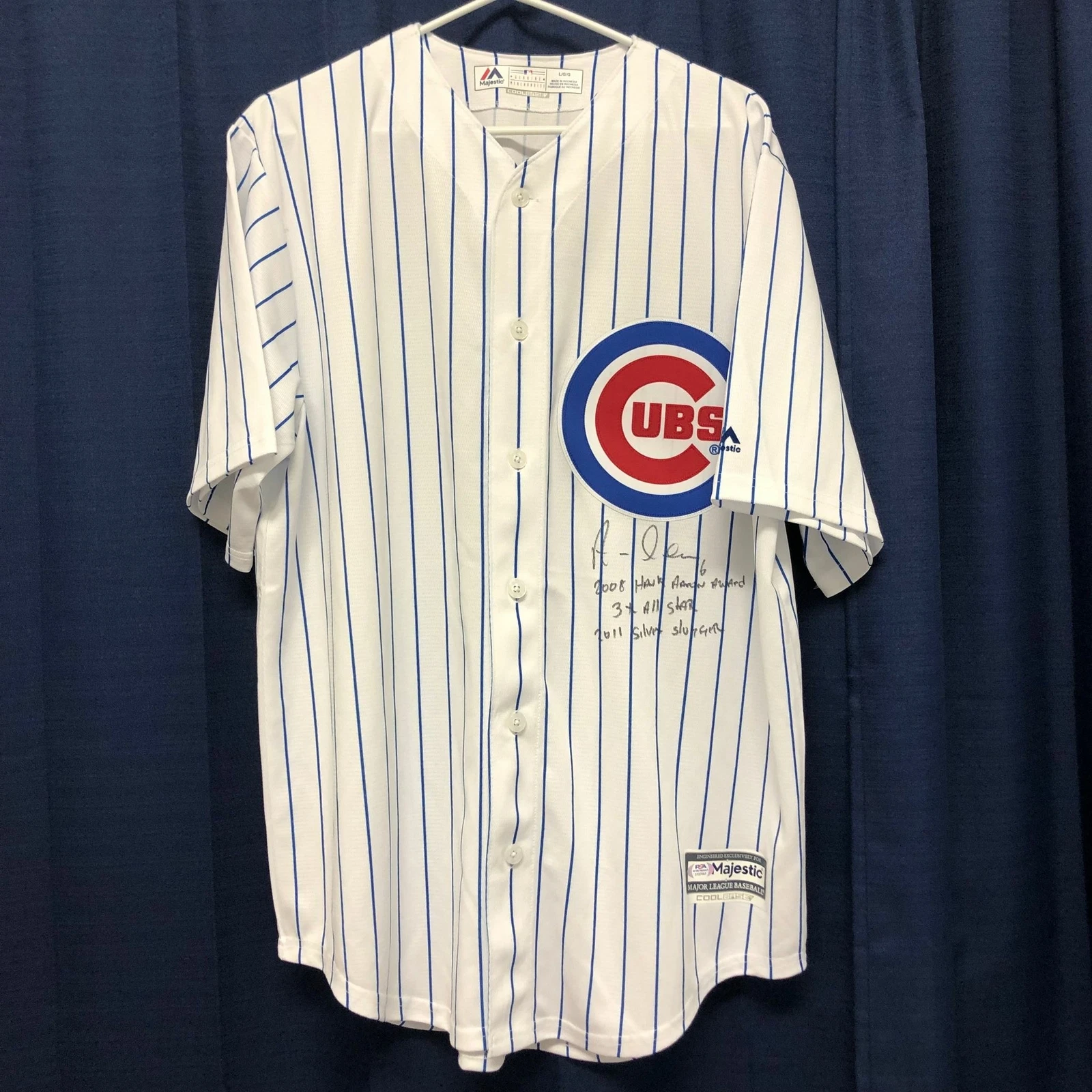 ARAMIS RAMIREZ signed jersey PSA/DNA Chicago Cubs Autographed