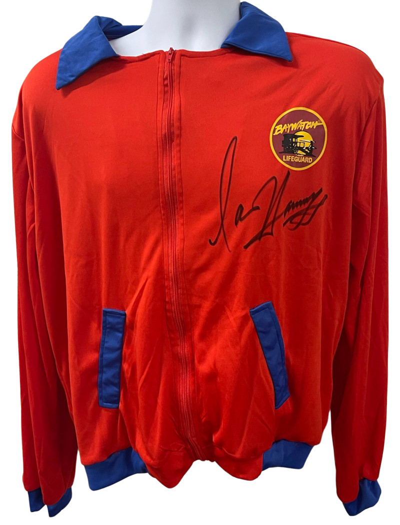 DAVID HASSELHOFF SIGNED BAYWATCH JACKET AUTHENTIC AUTOGRAPH PROOF BECKETT COA