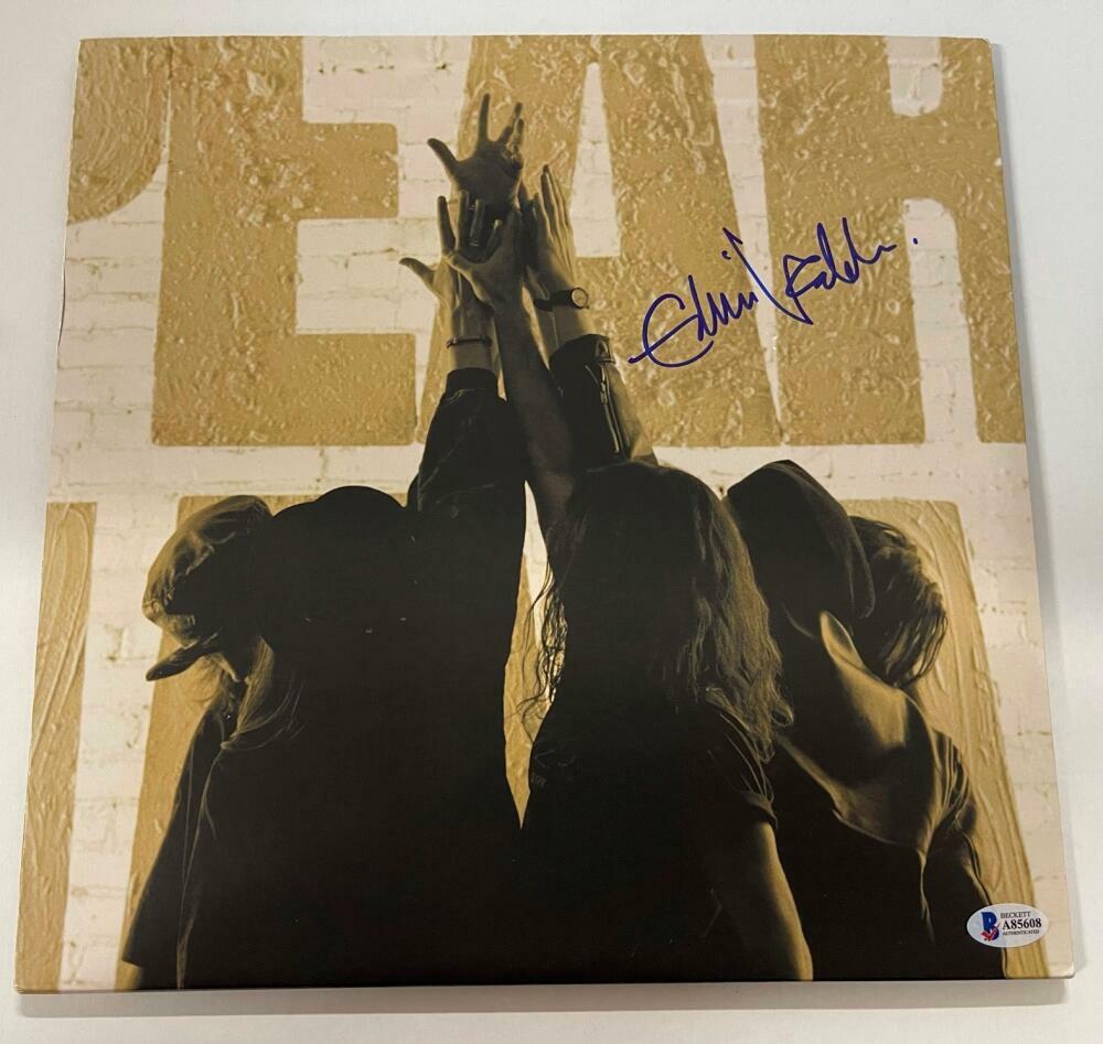 EDDIE VEDDER PEARL JAM SIGNED TEN ALBUM VINYL AUTHENTIC AUTOGRAPH BECKETT LOA B