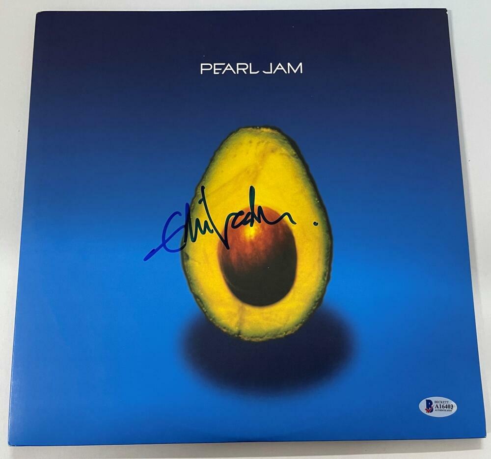 EDDIE VEDDER PEARL JAM SIGNED ALBUM VINYL LP AUTHENTIC AUTOGRAPH BECKETT LOA
