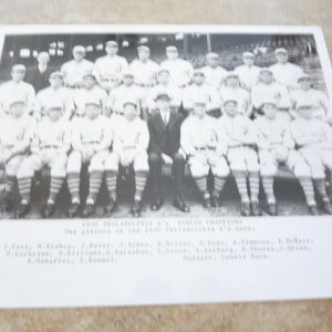 1930 Philadelphia A's Baseball Team 8x10 Promo Photo Picture Jimmie Foxx
