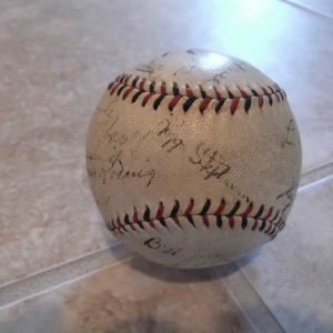 1933 Chicago Cubs Team Signed Baseball Kiki Cuyler Hartnett Herman PSA Certified