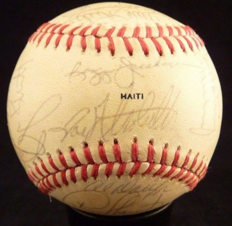 1984 ALL STAR TEAM SIGNED AUTOGRAPHED X29 OAL BASEBALL BAS CERTIFIED JACKSON COLLECTIBLE MEMORABILIA