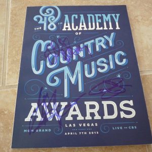 2013 ACM Music Awards Program Kristin Bush +2 Signed Autographed PSA Guarantee 1