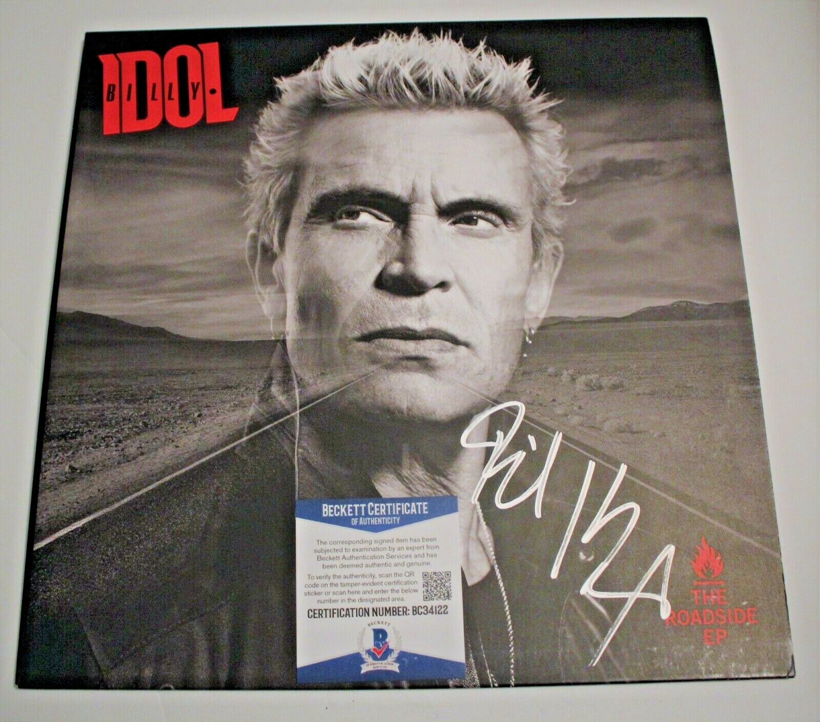 Billy Idol Signed The Roadside EP New Album W/Beckett COA BC34122