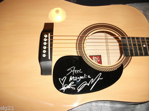 Steel Magnolia IP Signed Autographed Guitar PSA