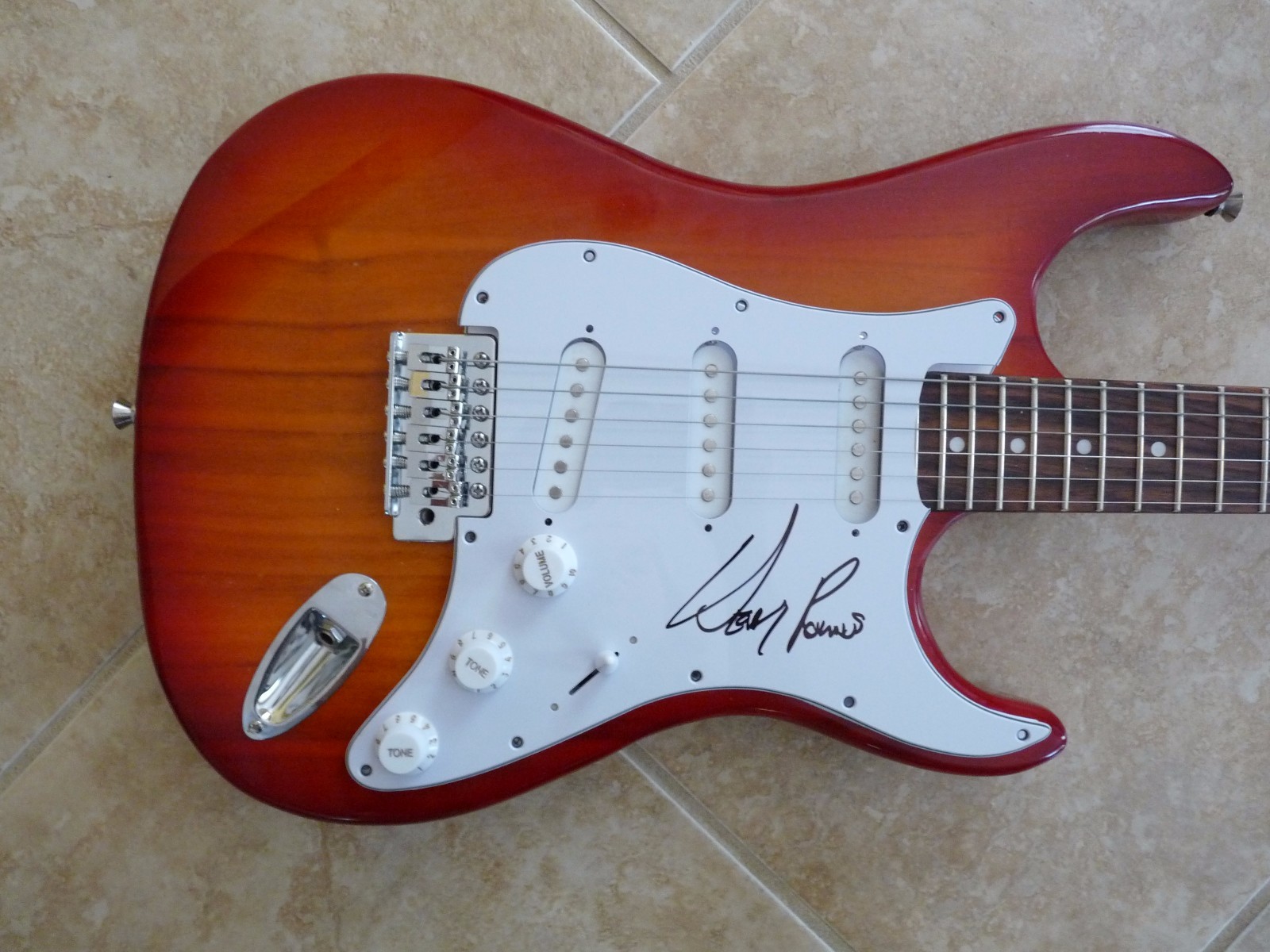 Henry Rollins Black Flag IP Signed Autographed Guitar Rock Music PSA Guaranteed