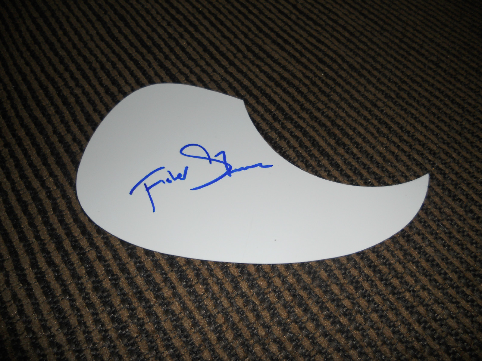 Fisher Stevenson Autograph Signed Guitar Pickguard Country Music PSA Guaranteed