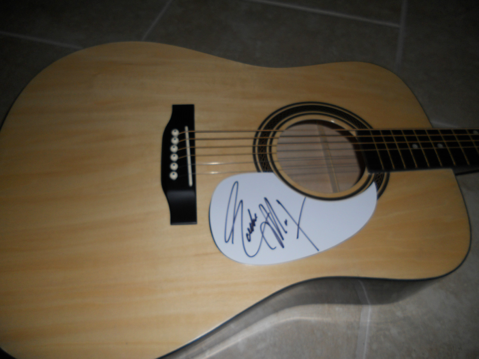 Eddie Money Signed Autographed Acoustic Guitar PSA Guaranteed Rock Music