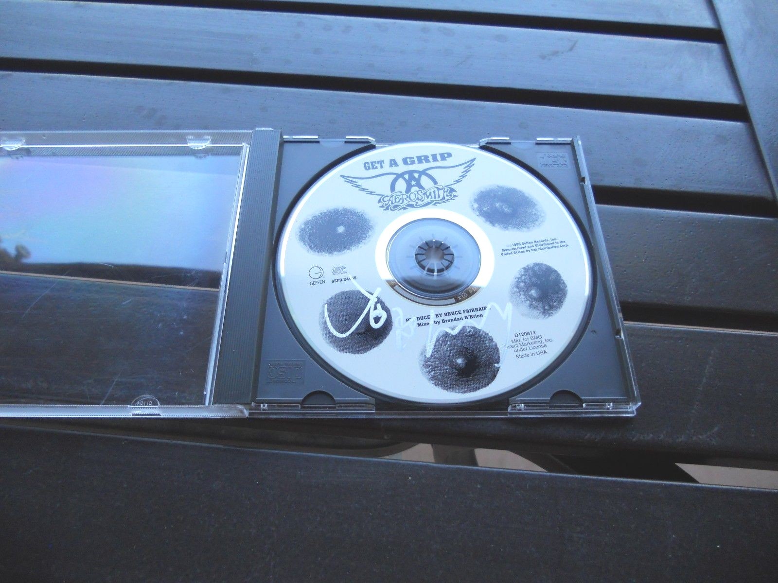 Joe Perry Aerosmith Get A Grip Autographed Signed CD PSA Guaranteed