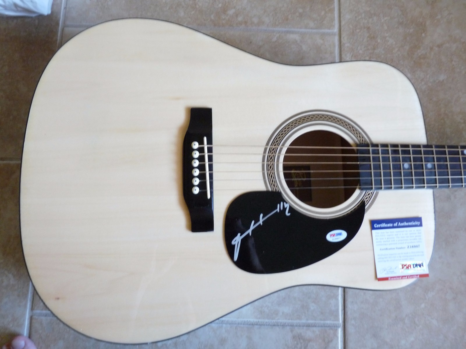 Patti Smith Signed Autographed Acoustic Guitar PSA Certified