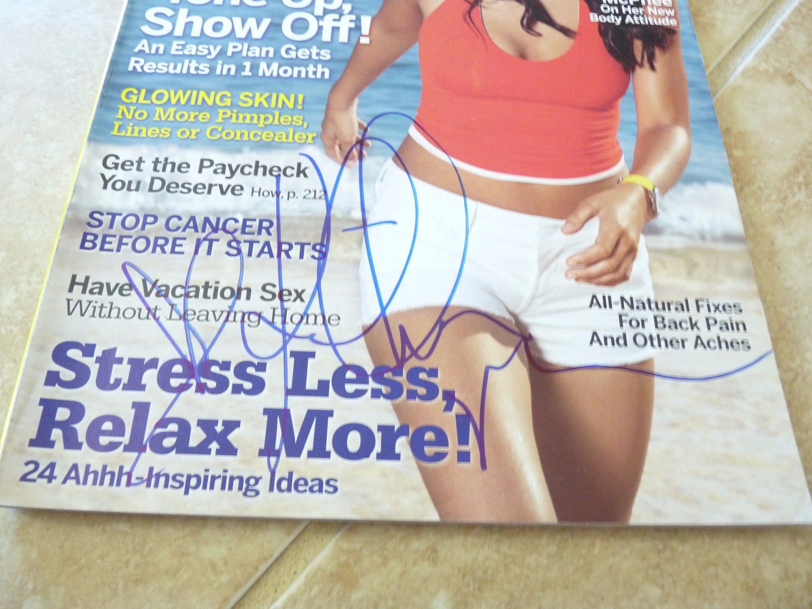 Katherine Mcphee American Idol Signed Autographed SELF Magazine PSA Guaranteed
