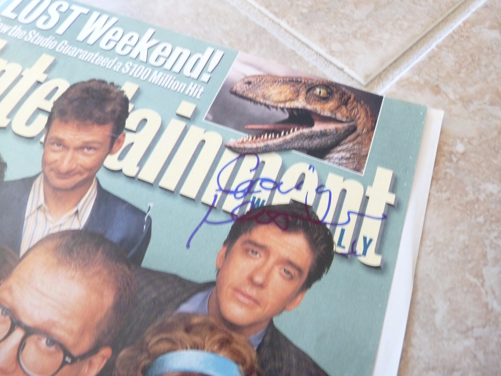 Craig Ferguson Signed Autographed Entertainment Magazine Cover PSA Guaranteed