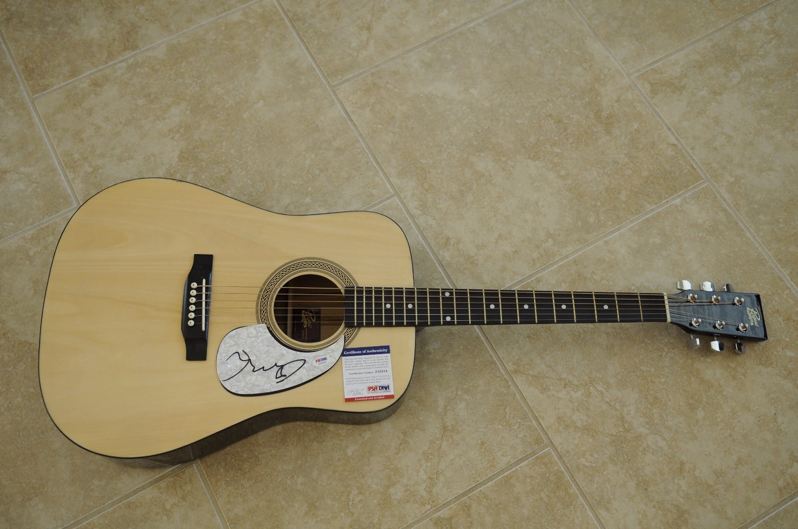 John Cougar Mellencamp Signed Autographed Acoustic Guitar PSA Certified