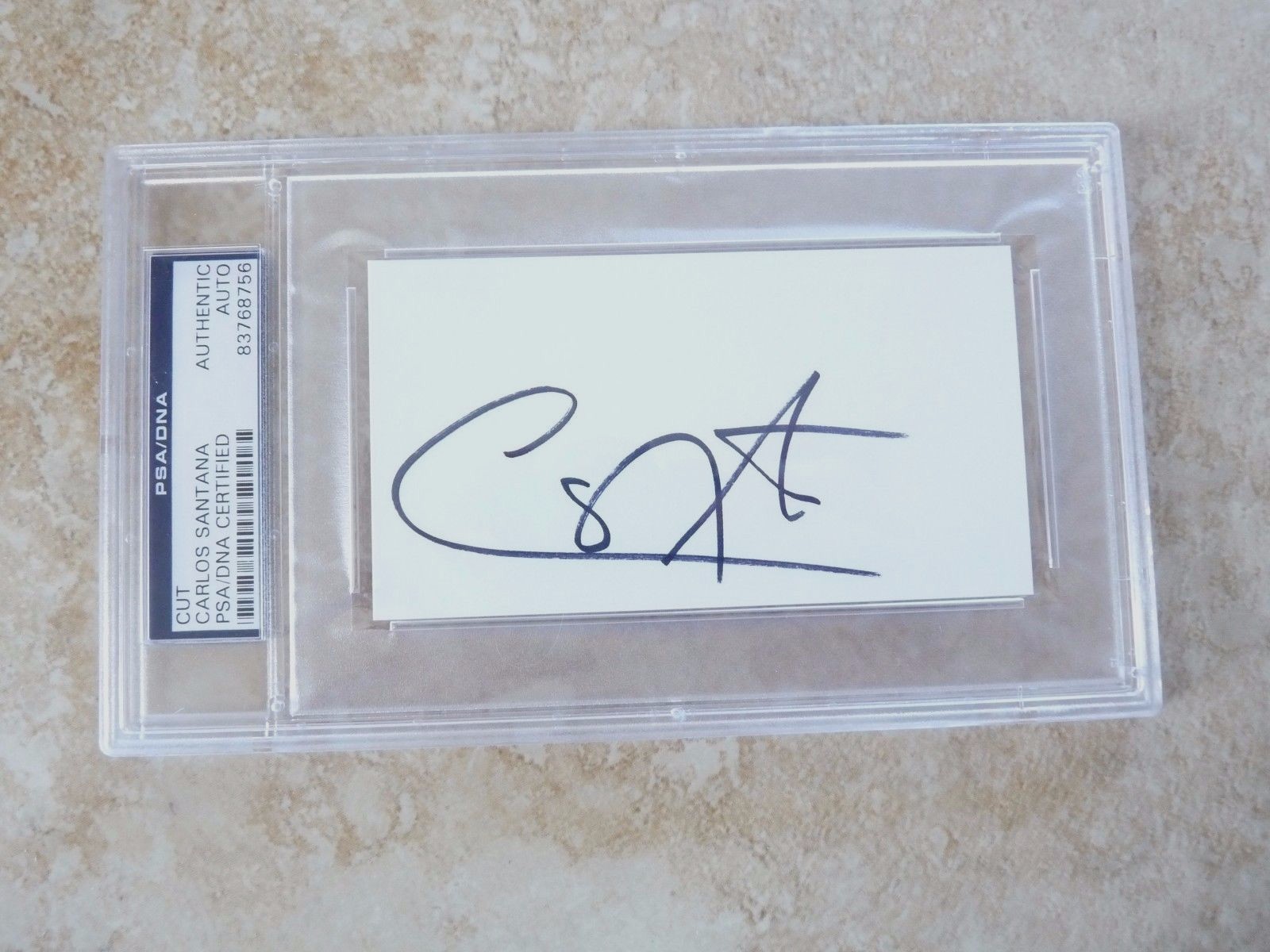 Santanna Signed Autographed Cut 2.5
