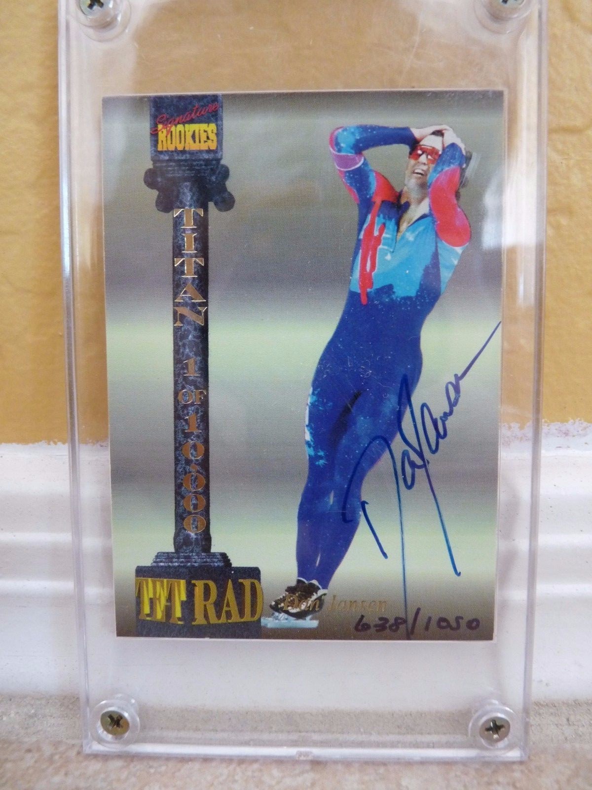 AUTOGRAPHED Jan Jansen 1994 Signature Rookies 638/1050 Ice Skater Card