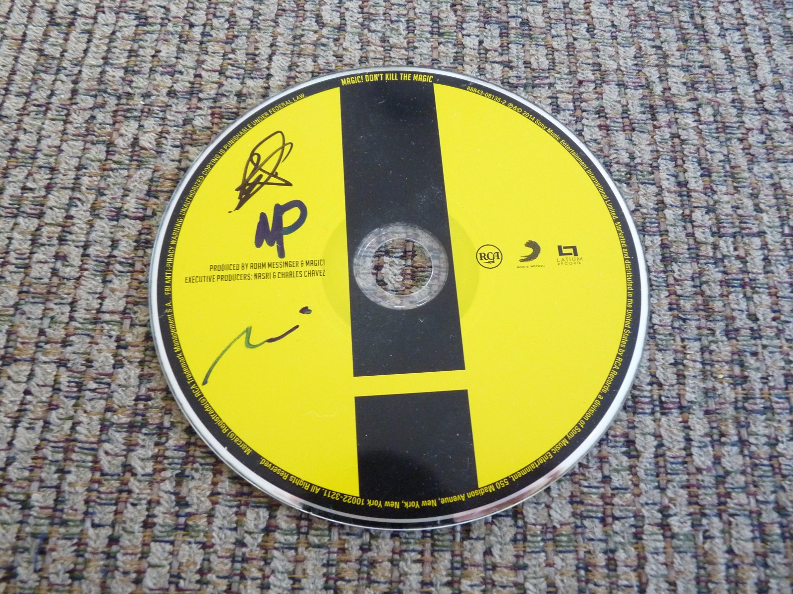 Magic Dont Kill The Magic Nasri & Mark Autographed Signed CD PSA Guaranteed