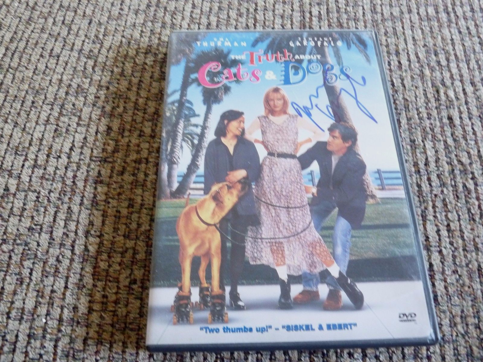 Janeane Garofalo Truth Cats Dogs Autographed Signed DVD Cover PSA Guaranteed