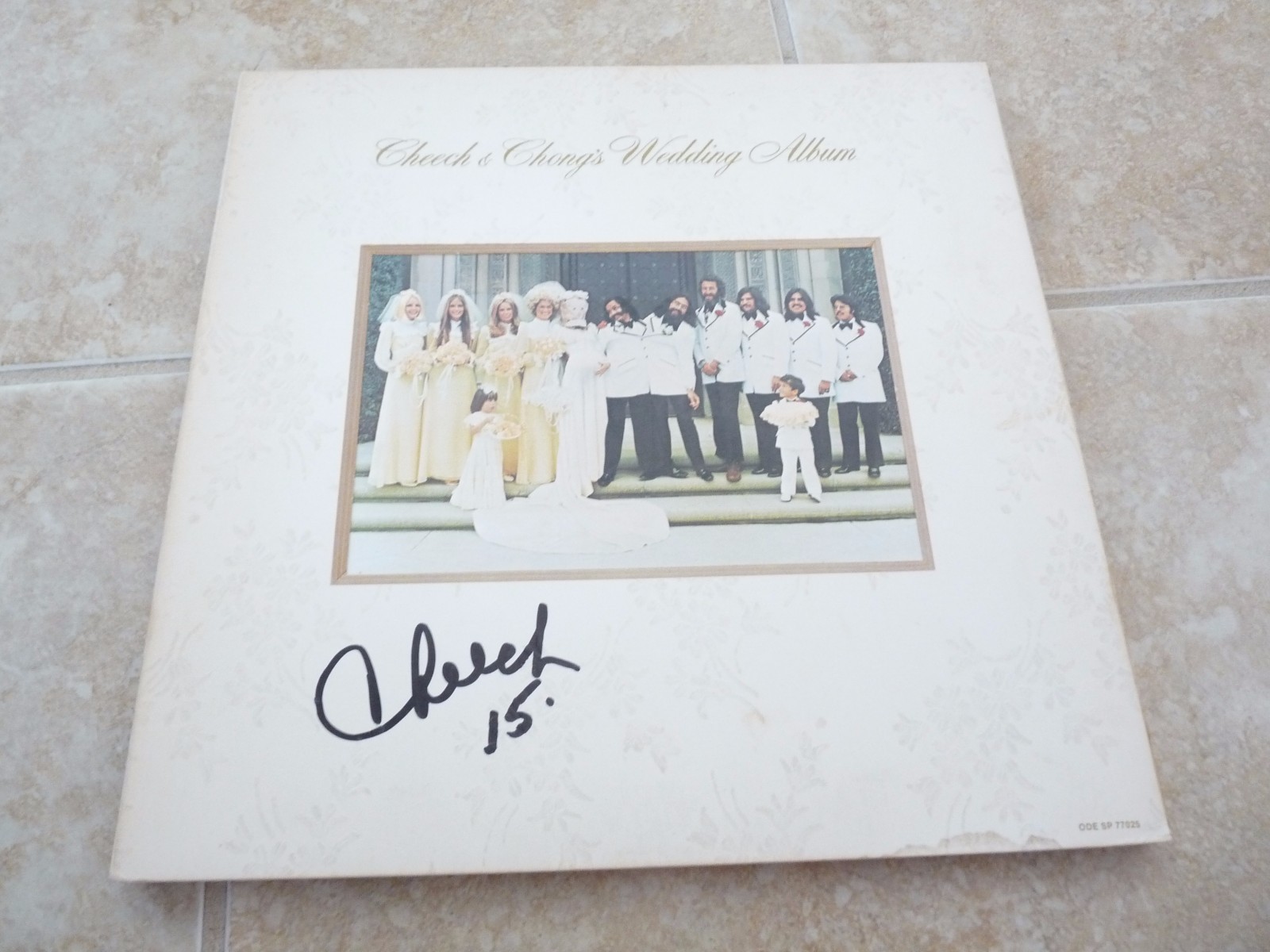 Cheech & Chong Wedding Album Signed Autographed LP Album PSA Guaranteed