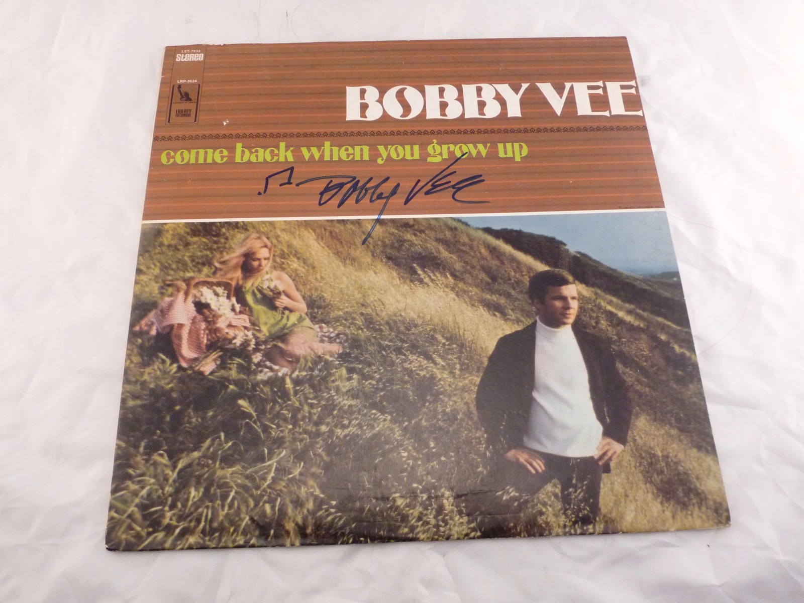 Bobby Vee Come Back Whrn You Grow Signed Autographed LP Album PSA Guaranteed #1