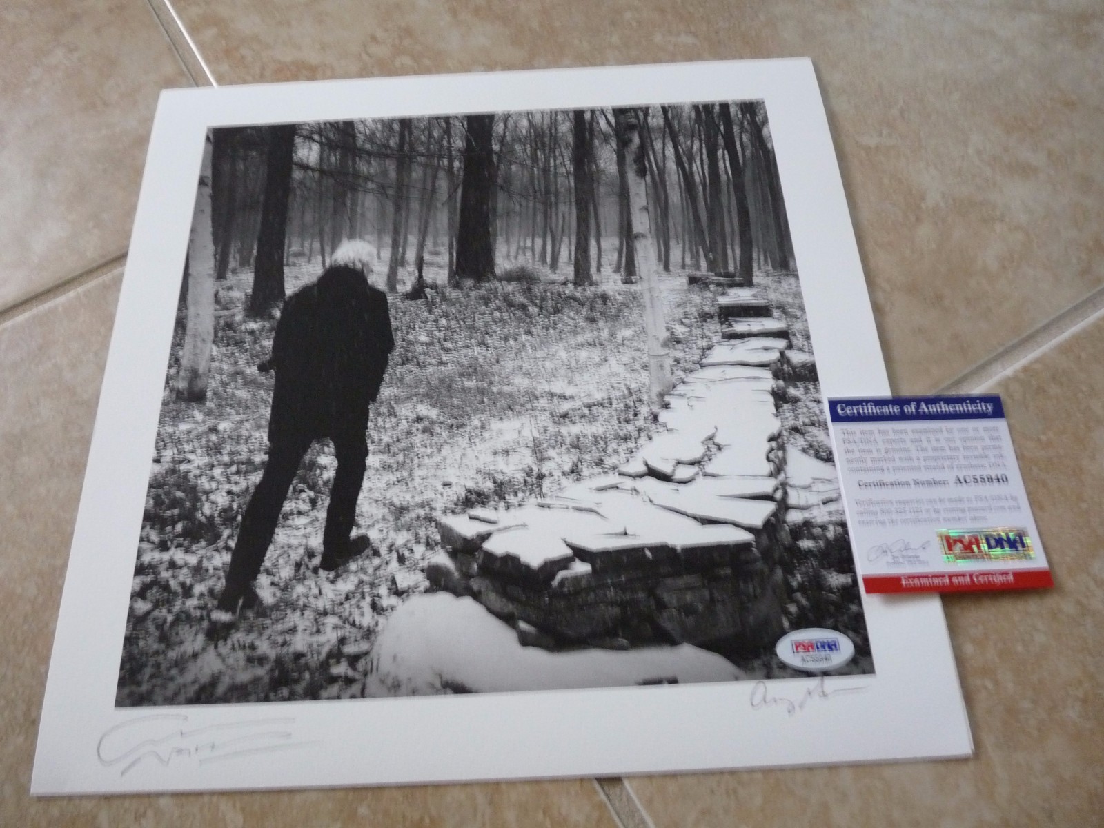 Graham Nash Signed Autographed 11.75