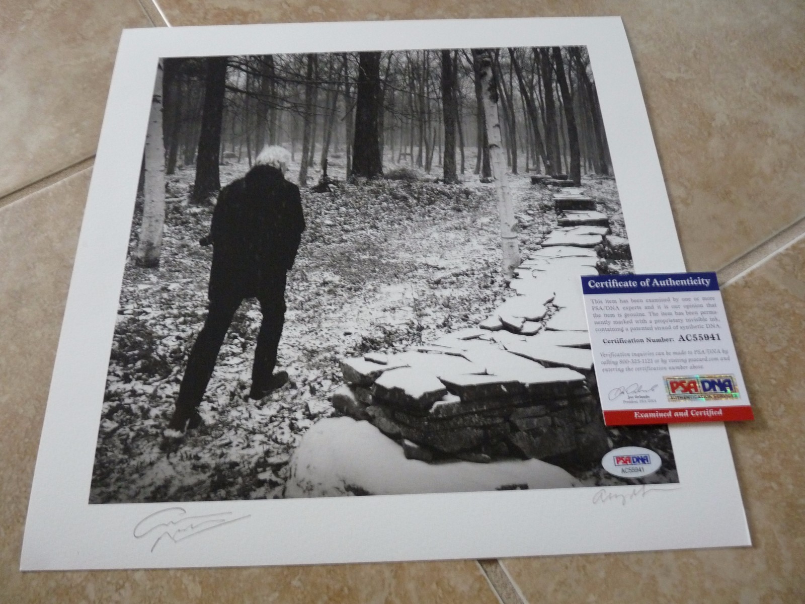 Graham Nash Signed Autographed 11.75