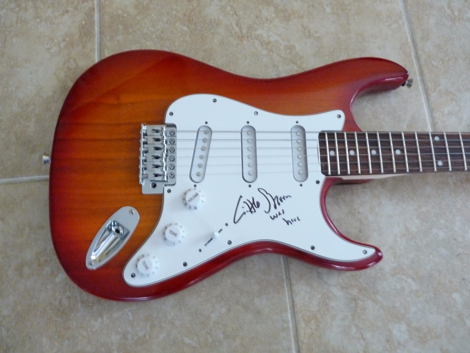 Little Steven Van Zant Signed Autographed Electric Guitar PSA Guaranteed
