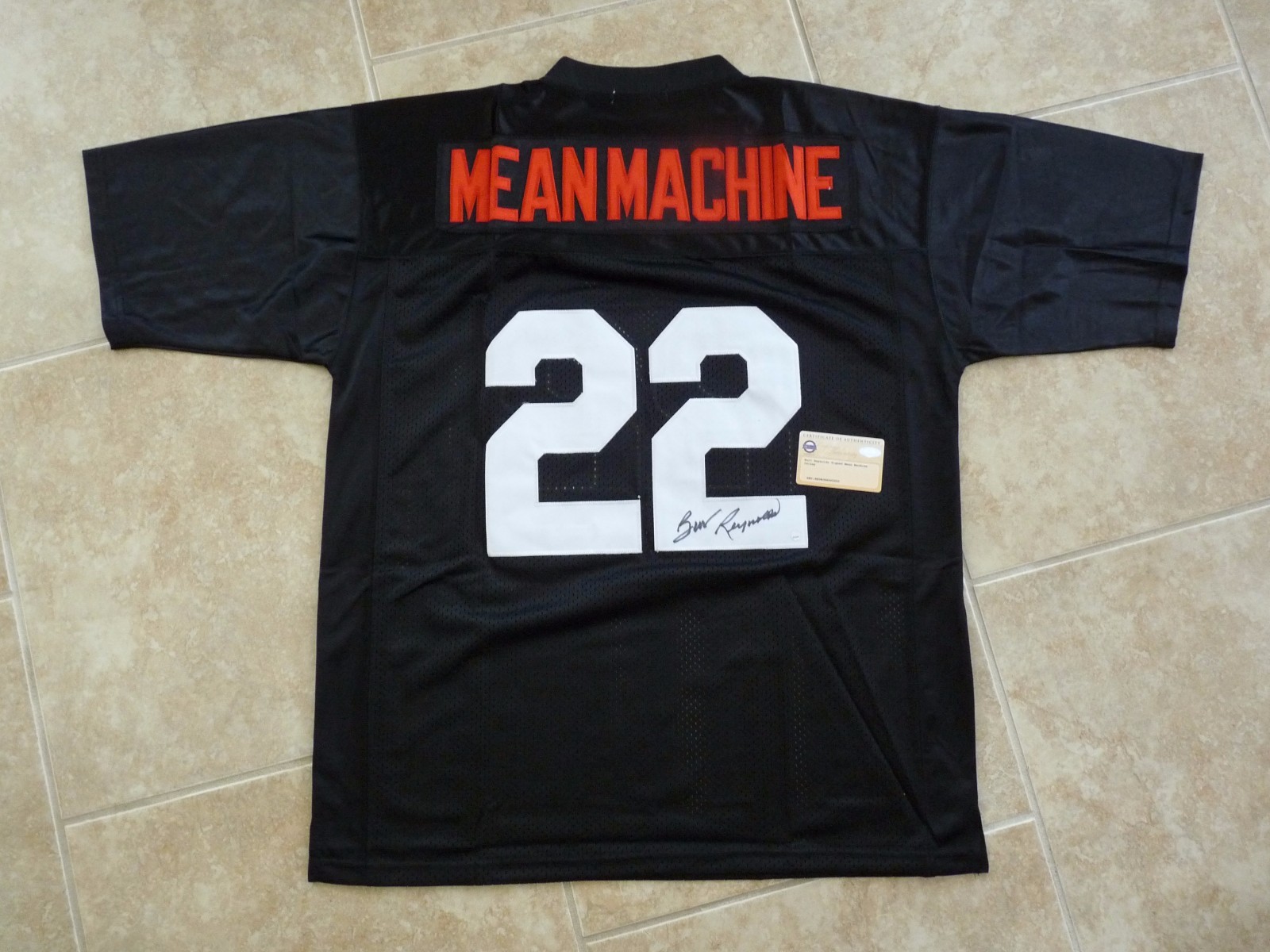 Burt Reynolds Longest Yard Mean Machine Signed Autographed Jersey Steiner COA #1