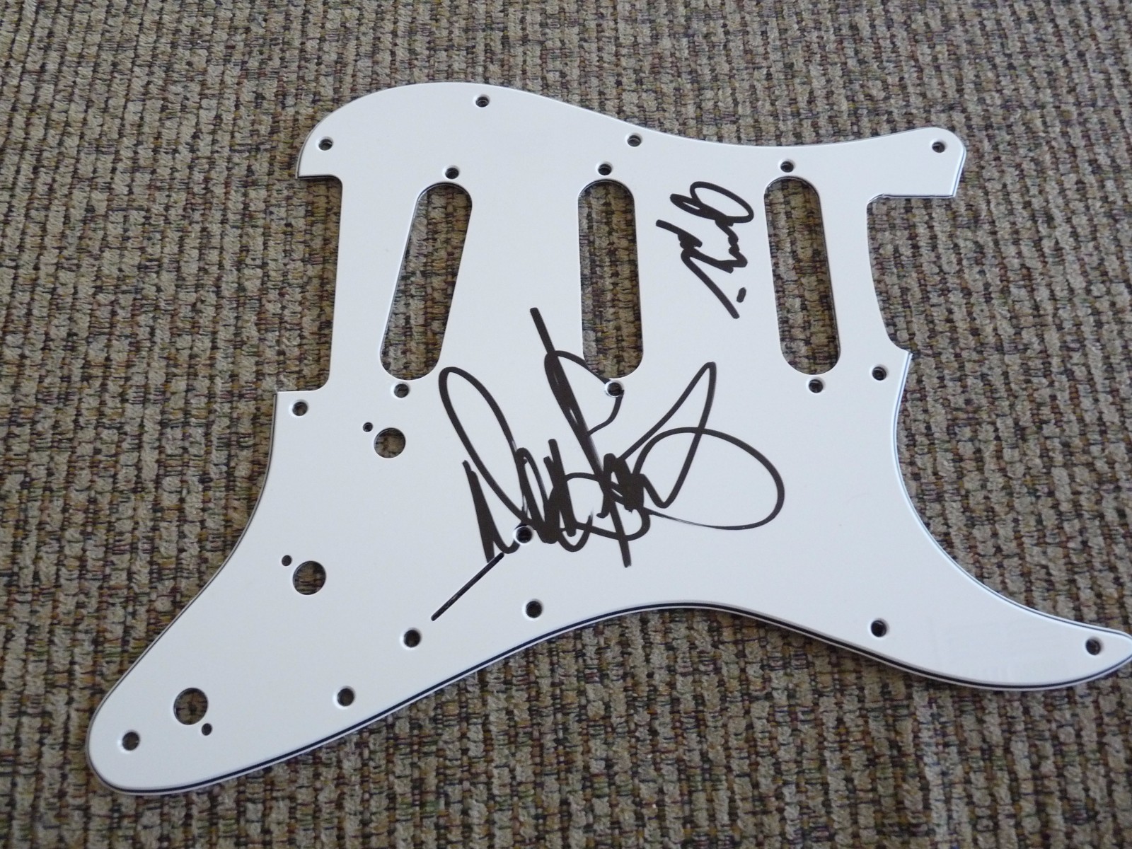 Kings X Doug & Jerry Autographed Signed Music Guitar Pickguard PSA Guaranteed