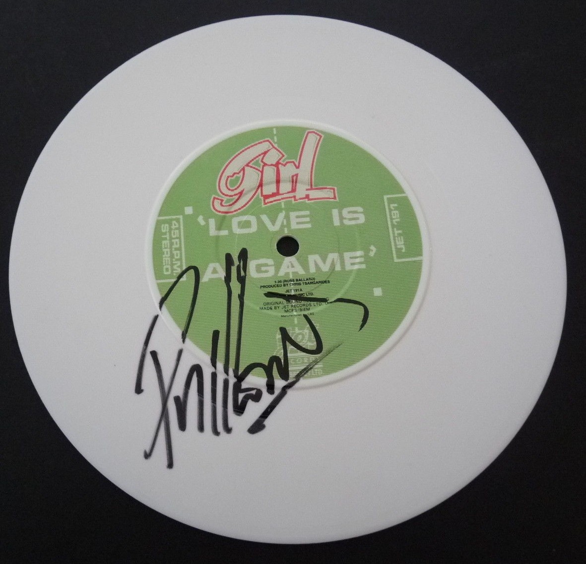 Phil Lewis L.A. Guns GIRL Signed Autographed 7