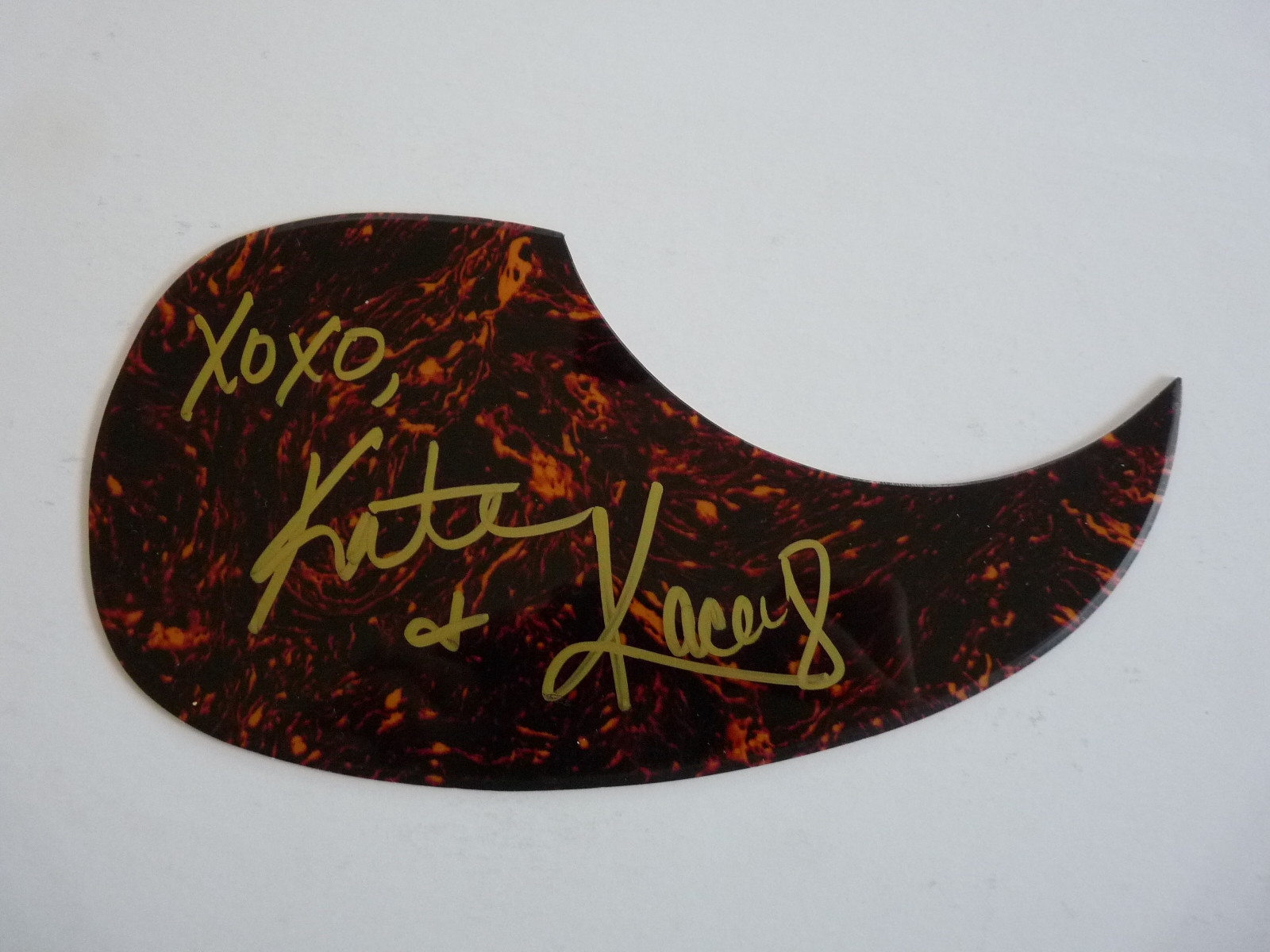 Kate & Kacey Sexy Band Autographed Signed Guitar Pickguard PSA BAS Guaranteed